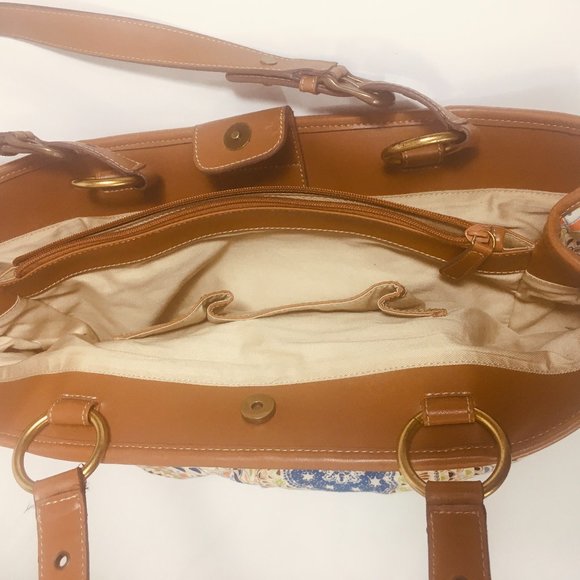 Nine West Large Satchel Handbag - Picture 6 of 8